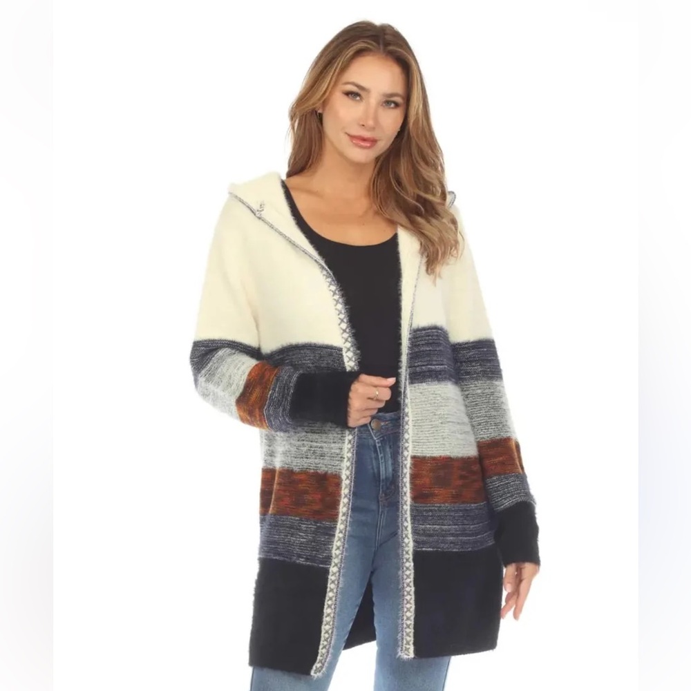 Super soft ombré hooded cardigan by Fate size medium